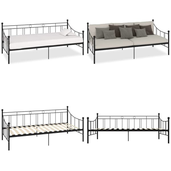 Ram till dagbädd svart metall 90x200 cm - Dagbädd - Sängram - Home & Living