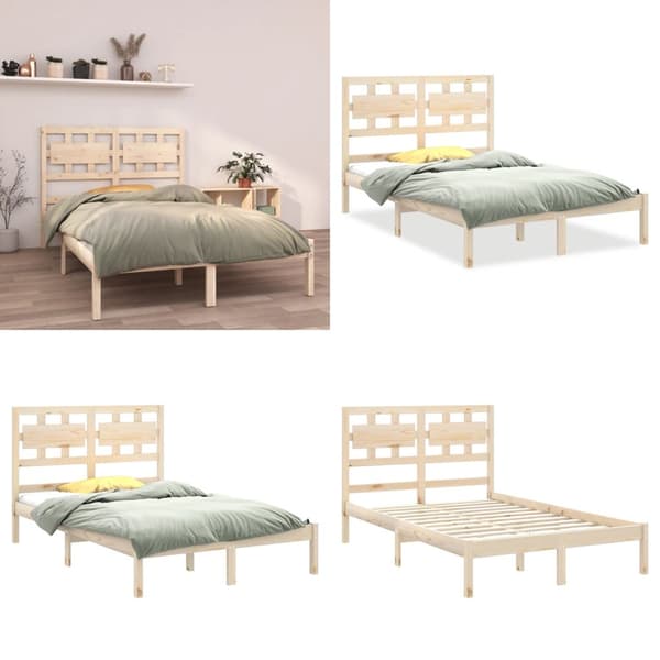 Sengeramme 120x200 cm massivt træ - Sengeramme - Sengerammer - Home & Living