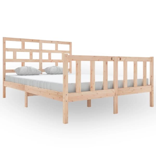 Sengeramme 140x200 cm massivt træ - Sengeramme - Sengerammer - Home & Living