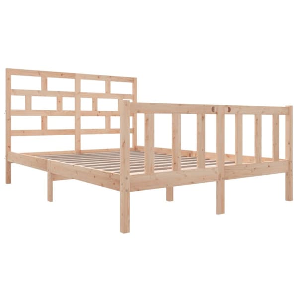 Sengeramme 140x200 cm massivt træ - Sengeramme - Sengerammer - Home & Living