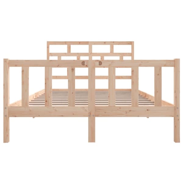 Sengeramme 140x200 cm massivt træ - Sengeramme - Sengerammer - Home & Living