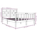Miniatyrbillede 10 af 10: Sengeramme 140x200 cm massivt træ - Sengeramme - Sengerammer - Home & Living