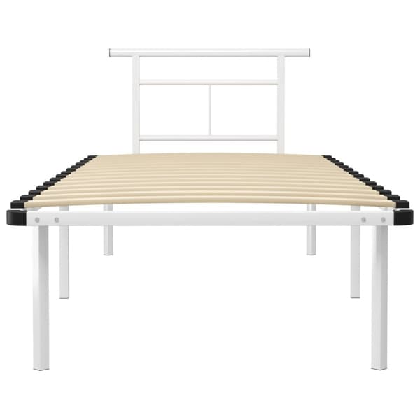 Sengestel 90x200 cm metal hvid - Sengeramme - Sengerammer - Home & Living