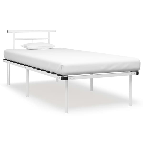 Sengestel 90x200 cm metal hvid - Sengeramme - Sengerammer - Home & Living
