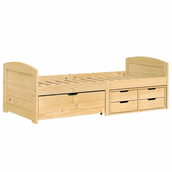 Dagbädd med 5 lådor IRUN 90x200 cm massiv furu - Bäddsoffa - Bäddsoffor - Home & Living