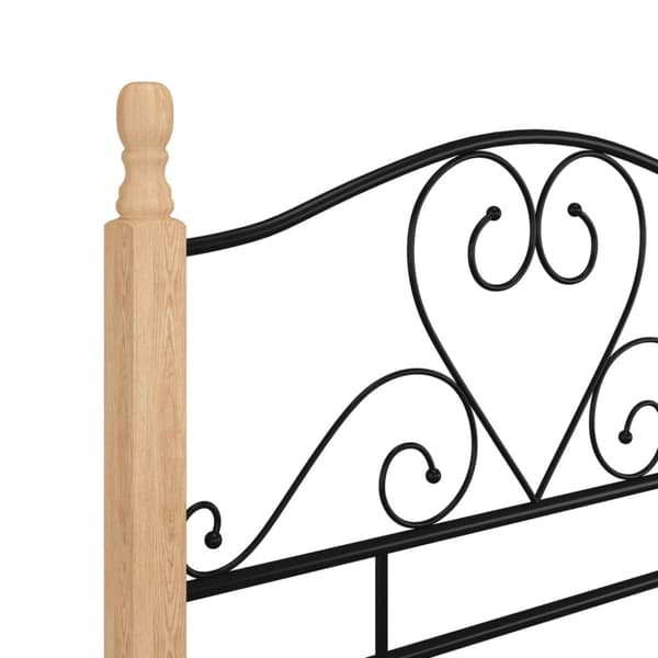 Sängynrunko musta metalli 90x200 cm - Sängynrunko - Sängynrungot - Home & Living