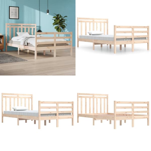 Sengeramme 120x200 cm massivt træ - Sengeramme - Sengerammer - Home & Living