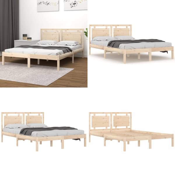 Sengeramme 120x190 cm massivt træ - Sengestel - Sengeramme - Home & Living