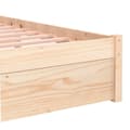 Miniatyrbillede 8 af 11: Sengeramme 75x190 cm massivt træ - Sengeramme - Sengerammer - Home & Living