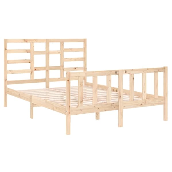 Sengeramme 140x190 cm massivt træ - Sengeramme - Sengerammer - Home & Living