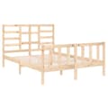 Miniatyrbillede 5 af 7: Sengeramme 140x190 cm massivt træ - Sengeramme - Sengerammer - Home & Living