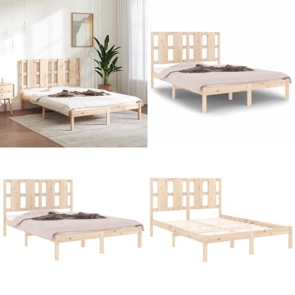 Sengeramme 120x190 cm massivt træ - Sengeramme - Sengerammer - Home & Living