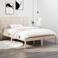 Miniatyrbillede 2 af 7: Sengeramme 120x190 cm massivt træ - Sengestel - Sengeramme - Home & Living