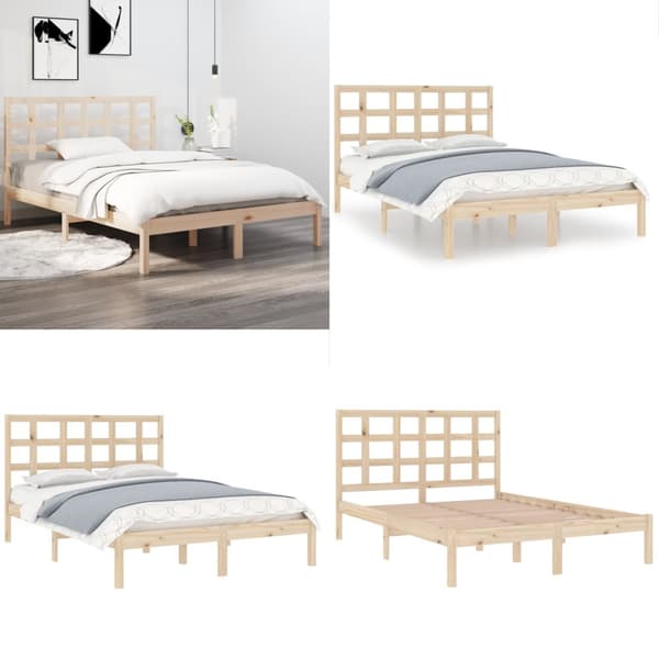 Sengeramme 120x190 cm massivt træ - Sengestel - Sengeramme - Home & Living