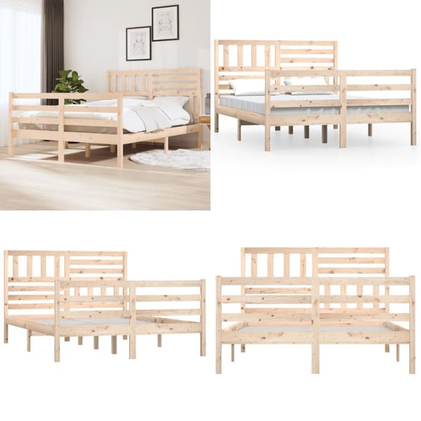 Sengeramme 120x190 cm Small Double massivt træ - Sengeramme - Sengerammer - Home & Living