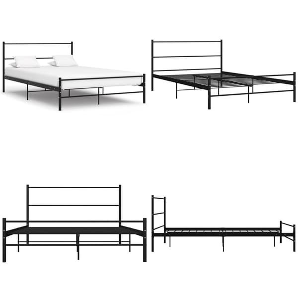 Sengestel 120 x 200 cm metal sort - Sengestel - Sengeramme - Home & Living