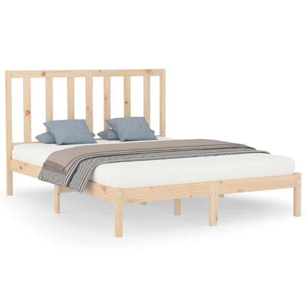 Sengeramme 140x200 cm massivt træ - Sengeramme - Sengerammer - Home & Living