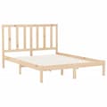 Miniatyrbillede 5 af 7: Sengeramme 140x200 cm massivt træ - Sengeramme - Sengerammer - Home & Living