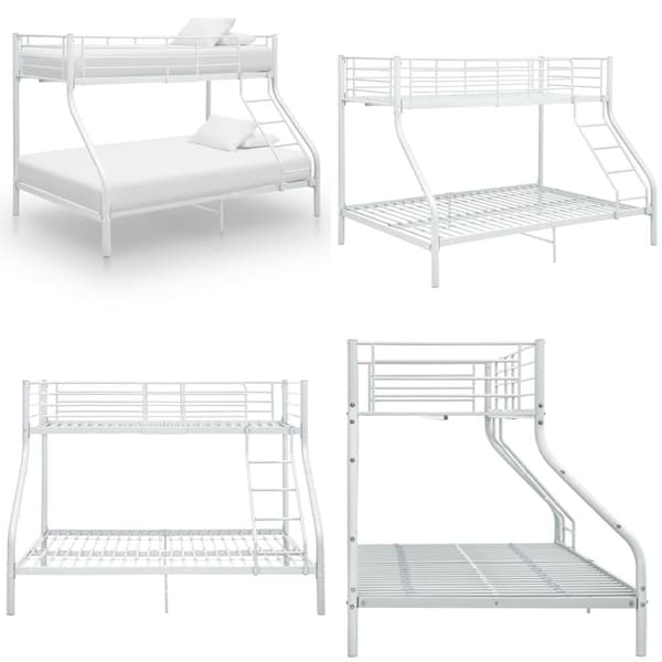 Våningssäng vit metall 140x200/90x200 cm - Säng - Sängar - Home & Living