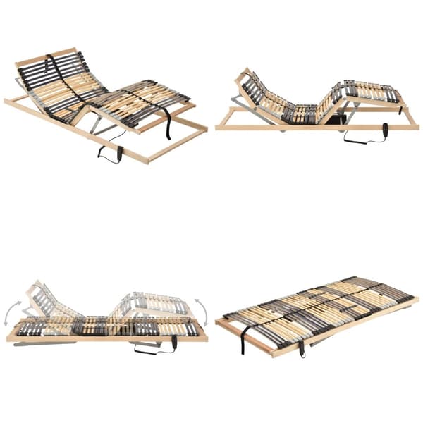 Lamelbund med elevation 42 lameller 7 zoner 80x200 cm - Sengebund - Sengebunde - Home & Living