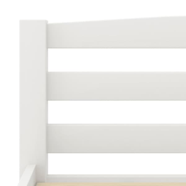 Sengestel 120x200 cm massivt fyrretræ hvid - Sengestel - Sengeramme - Home & Living