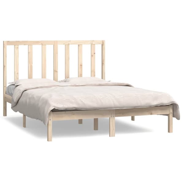 Sengeramme 140x190 cm massivt fyrretræ - Sengeramme - Sengerammer - Home & Living