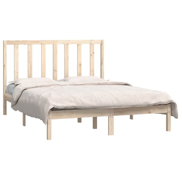 Sengeramme 140x190 cm massivt fyrretræ - Sengeramme - Sengerammer - Home & Living