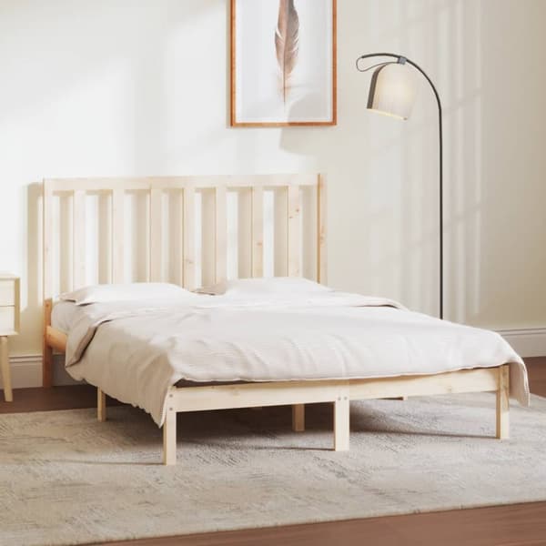 Sengeramme 140x190 cm massivt fyrretræ - Sengeramme - Sengerammer - Home & Living