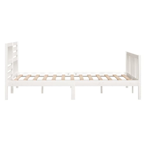 Sengeramme 120x190 cm Small Double massivt træ hvid - Sengeramme - Sengerammer - Home & Living
