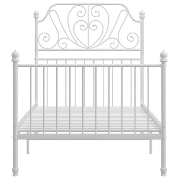 Sengestel 100x200 cm metal hvid - Sengestel - Sengeramme - Home & Living