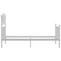 Miniatyrbillede 5 af 7: Sengestel 100x200 cm metal hvid - Sengestel - Sengeramme - Home & Living
