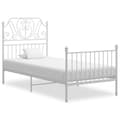 Miniatyrbillede 2 af 7: Sengestel 100x200 cm metal hvid - Sengestel - Sengeramme - Home & Living