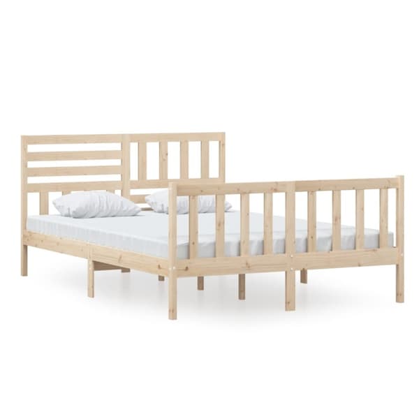 Sengeramme 140x200 cm massivt træ - Sengeramme - Sengerammer - Home & Living