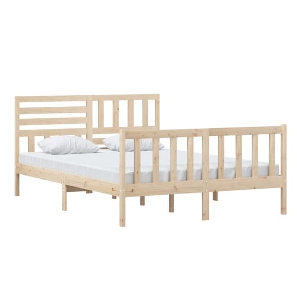 Sengeramme 140x200 cm massivt træ - Sengeramme - Sengerammer - Home & Living