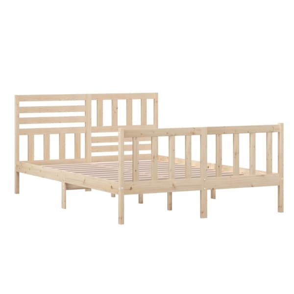 Sengeramme 140x200 cm massivt træ - Sengeramme - Sengerammer - Home & Living