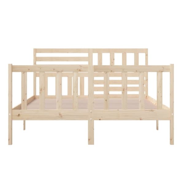 Sengeramme 140x200 cm massivt træ - Sengeramme - Sengerammer - Home & Living