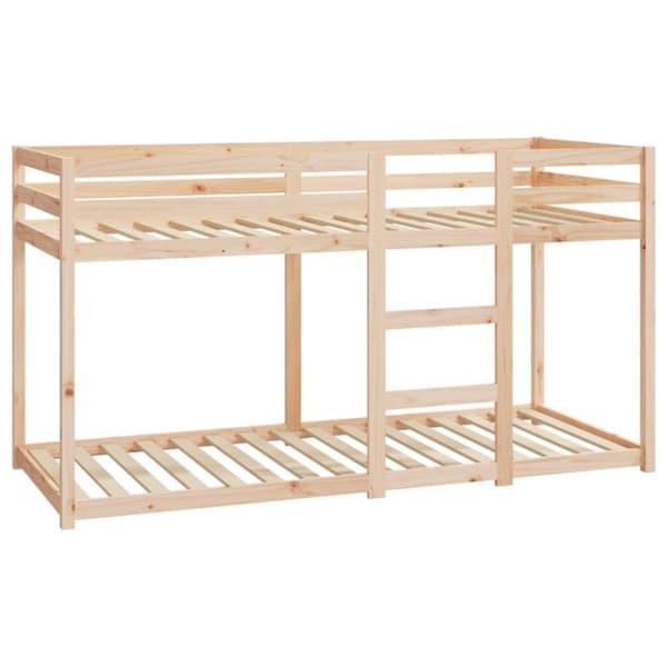Køjeseng 80x200 cm massivt fyrretræ - Køjeseng - Køjesenge - Home & Living