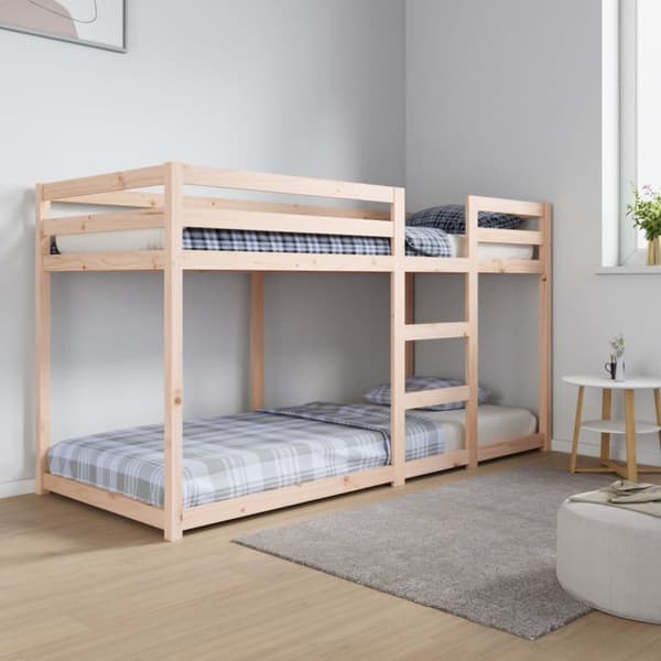 Køjeseng 80x200 cm massivt fyrretræ - Køjeseng - Køjesenge - Home & Living