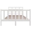 Miniatyrbillede 5 af 10: Sengestel 120x190 cm Small Double massivt fyrretræ hvid - Sengeramme - Sengerammer - Home & Living