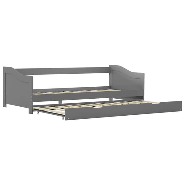 Bäddsoffa ram grå furu 90x200 cm - Bäddsoffa - Bäddsoffor - Home & Living