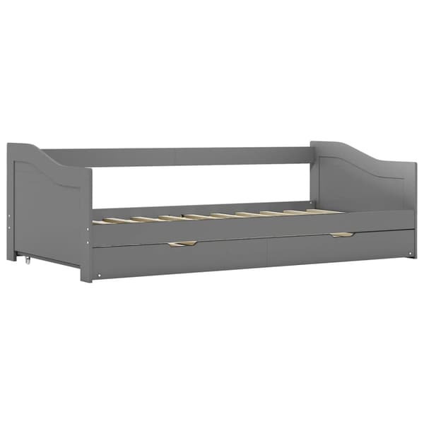Bäddsoffa ram grå furu 90x200 cm - Bäddsoffa - Bäddsoffor - Home & Living