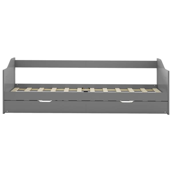 Bäddsoffa ram grå furu 90x200 cm - Bäddsoffa - Bäddsoffor - Home & Living