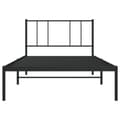 Pikkukuva 7 / 11: Metallinen sängynrunko päädyllä musta 80x200 cm - Sängynrunko - Varavuode - Home & Living