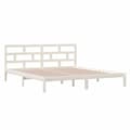 Pikkukuva 4 / 10: Sängynrunko valkoinen täysi mänty 140x190 cm - Sängynrunko - Sängynrungot - Home & Living