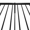 Miniatyrbillede 9 af 10: Sengeramme med sengegavl og fodgærde 90x190 cm metal sort - Sengestel - Sengeramme - Home & Living