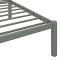 Miniatyrbillede 7 af 8: Sengestel 120x200 cm metal grå - Sengeramme - Sengerammer - Home & Living