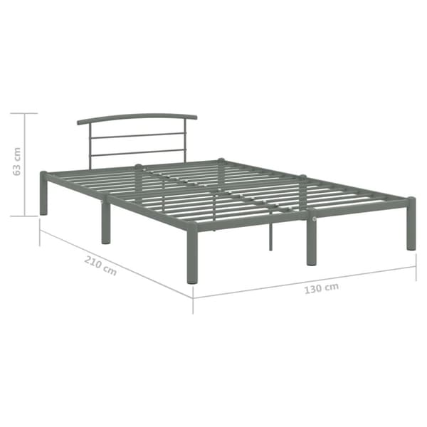 Sengestel 120x200 cm metal grå - Sengeramme - Sengerammer - Home & Living