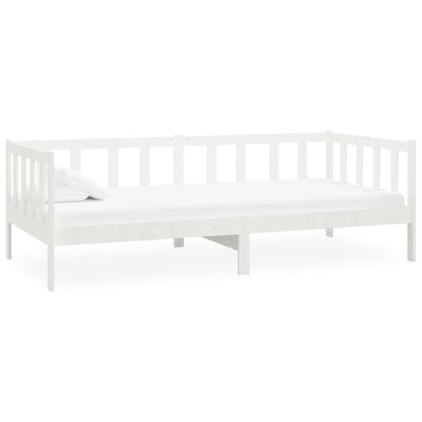 Dagbädd vit massiv furu 90x200 cm - Dagbädd - Dagbäddar - Home & Living