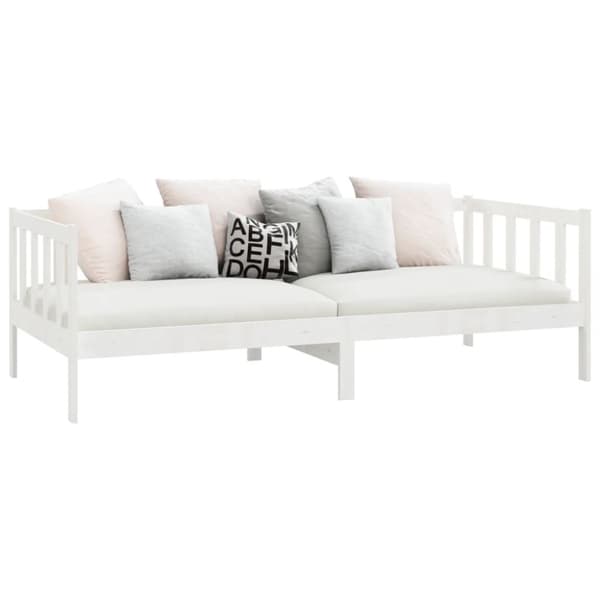 Dagbädd vit massiv furu 90x200 cm - Dagbädd - Dagbäddar - Home & Living