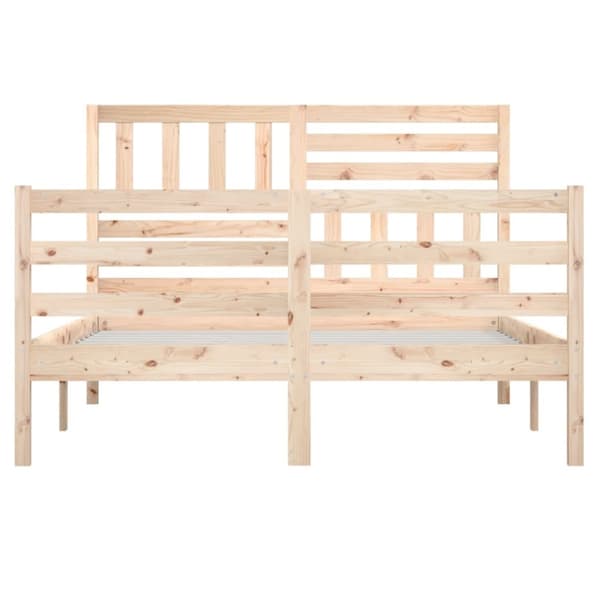 Sengeramme 140x200 cm massivt træ - Sengeramme - Sengerammer - Home & Living